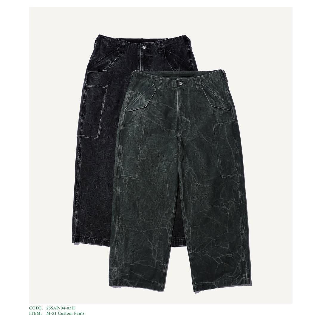 A.PRESSE 25SS M-51 Custom Pants